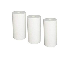 CFS – 3 Pack Heavy Duty Spun Polypropylene Water Filter Cartridges Compatible with RS16-SS2-S06, BF6, BF7, BF9C, BF35, BF36, BF36C Models – Whole House Replacement Filter Cartridge – 1 Micron – White