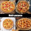ASelected 3Pcs Pizza Pan, 33Cm,12.9 Inches Non Stick Dishwasher Safe