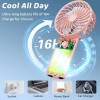 udodik Portable Hand Held Fan-Handheld Personal Fan Rechargeable with 4