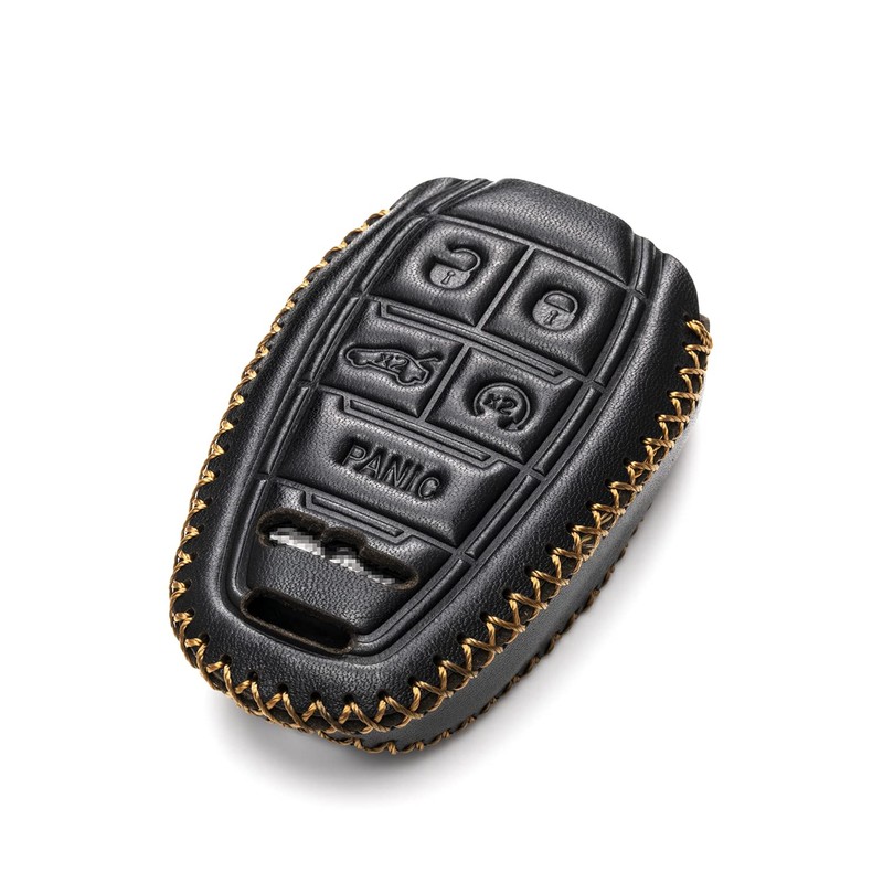 Vitodeco Genuine Leather Smart Key Fob Case Protector Compatible for
