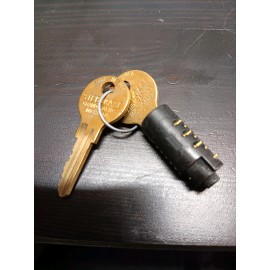 NATIONAL STEELCASE XF1040 KEY SET OF 2 KEYS WITH LOCK CORE NATIONAL OFFICE FILE CABINET