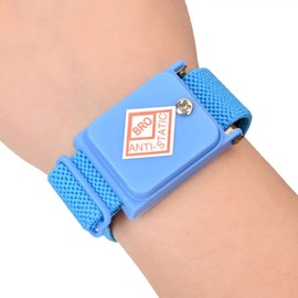 Zetiling Anti-Static Cordless Wrist Strap, ESD Discharge Cable, Protect Sensitive Electronics, Adjustable Size, Practical Design, Unisex, Wristband