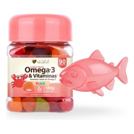 Omega 3 Para Niños 90 Gomitas Ga Tlali Epa Dha Sabor Frutal Frutas                                                                                    