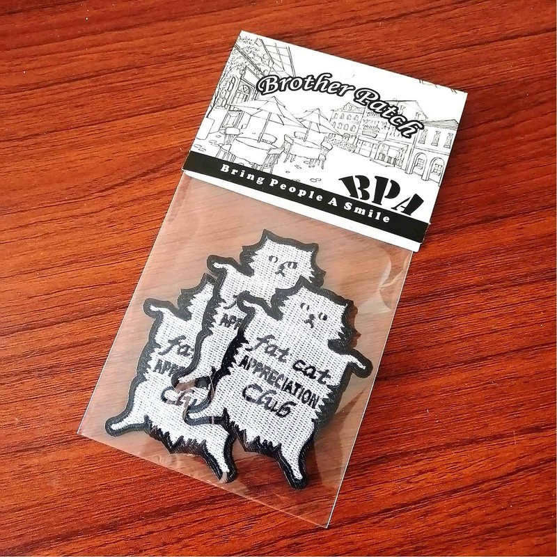 BPA Pack of 3 Cat Sew-On Patches, Iron-On Patches, Iron-On