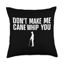 Funny Blind Person Gadgets for Men Women Vision Impaired Throw Pillow