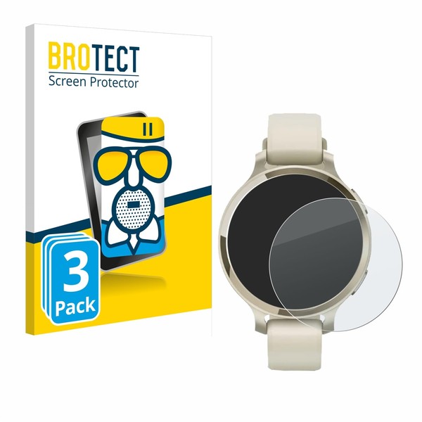 brotect Anti-Glare Glass Screen Protector Matte compatible with Garmin Lily