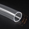sourcing map PVC Clear Vinyl Tubing, 28mm ID 34mm OD