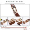 DOOPAI Men's Automatic Belt Leather Belt Men's Ratchet Belt Wide