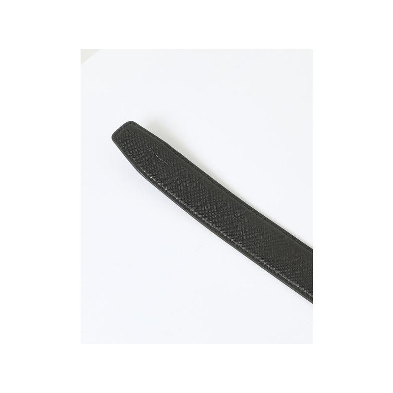 Hazzys (대전신세계)블랙 빅로고 버클 가죽 자동벨트 HJBE5E775BK (Deajeon Shinsegae) Black