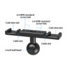 CS PRIORITY Multi Functional Dual Cold Shoe Expansion Bracket Metal