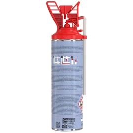 fischer fischer Premium Schnellmontage- und Brunnenschaum PU Pro 500 B2, Bauschaum zum Verkleben, Abdichten und Fllen, PU-Schaum inkl. Fix-Adapter fr sofortigen Einsatz und Wiederverwendung, 500 ml, beige