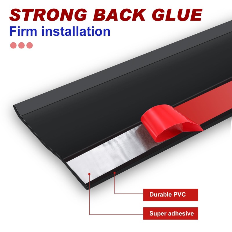 Nuogo Weatherproofing Garage Door Seals Top and Sides Seal Strip