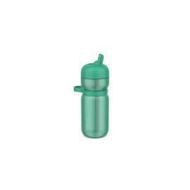 Mepal - Flip Sport Water Bottle - Leak-proof (When Closed) - Comfortable Carry Handle - Built-in Straw - Water Bottle - 600 ml - Apple Green