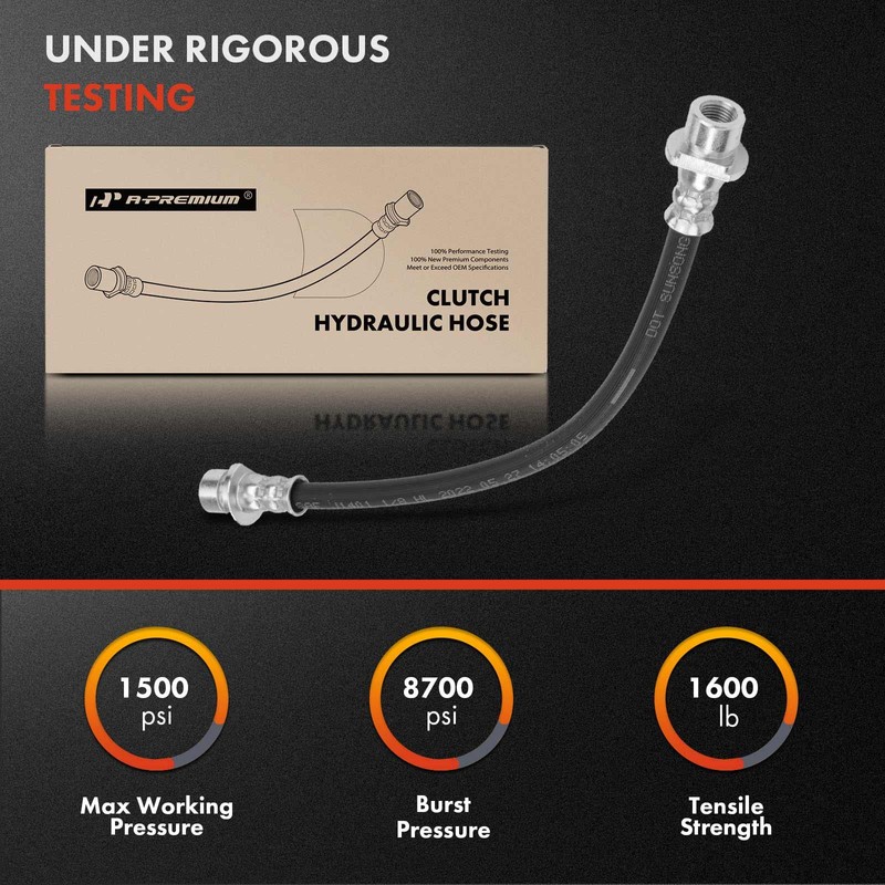 A-Premium Clutch Hydraulic Hose Line Compatible with Honda Accord 2003-2007