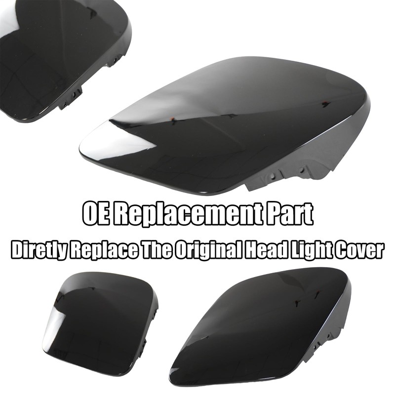 PFRREOR 2PCS Headlight Cover for Corvette C5 1997-2004 Factory Style