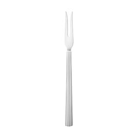 Georg Jensen Bernadotte Cold Cuts Fork - Polished Stainless Steel - Sigvard Bernadotte Design - Elegant Dishwasher Safe Crockery Cutlery - Pack of 2