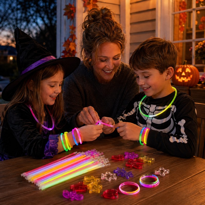 50/100PCS Glow Stick Party Set – Multicolor Glow Sticks with