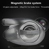 Solar Digital Display Fishing Reel Casting Wheel Rechargeable Single Rocker