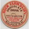 Milk Bottle Cap - Rock Farm Dairy - Walpole, New Hampshire - CHOCOLATE DRINK