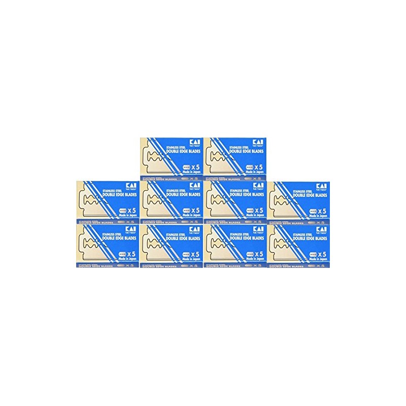 50 KAI Double Edge Razor Blades