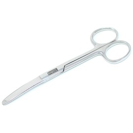 6" Stainless Steel Scissors, Curved Blades, Blunt Tips, Toolspecific