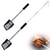 Bylion Hollow Out Fireplace Shovel Black Metal Coal Shovel, Fireplace