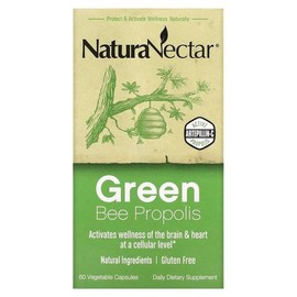 [해외직구] NaturaNectar 네추라넥타 그린비 프로폴리스 60베지캡슐 [Natural Import] NaturaNectar Greenbee Propolis 60 Veggie Capsules