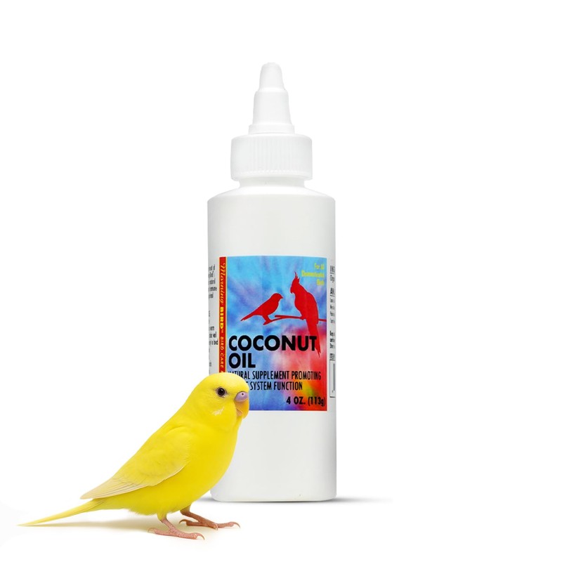 Morning Bird Coconut Oil for Birds 4 oz – Supports