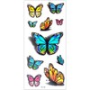 EROSPA® Temporary Tattoo Sheet 3D Butterfly 9 x 19 cm