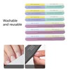 10pcs Nail File Reusable Washable Multi Functional 7 Steps DIY
