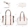 Montana West 3PCS Purses for Women Tote Bag and Wallet