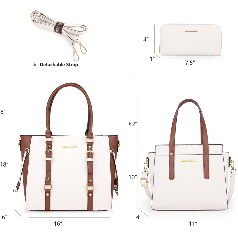 Montana West 3PCS Purses for Women Tote Bag and Wallet