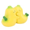 2Pcs Banana Bookend Hugging Bookends Cartoon Resin Bookend Book Stopper