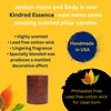 Kindred Essence Balsam Fir Scented Pillar Candles for Christmas Holiday