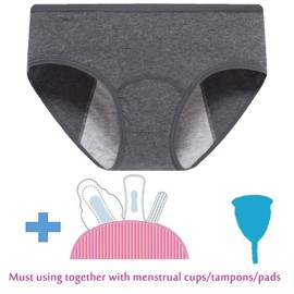 Demifill Teen Girls Period Underwear Cotton Soft Women Panties For Teens Briefs S