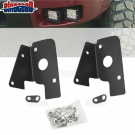 sinocea0 Lower Bumper Side Dual LED Fog Light Pods Mount Bracket For Chevy 1500 2500 3500