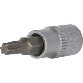 BRILLIANT TOOLS BT020984 1/4 Inch Torx Screwdriver Bit with Bore 38 mm T25 [Powered by KS Tools]