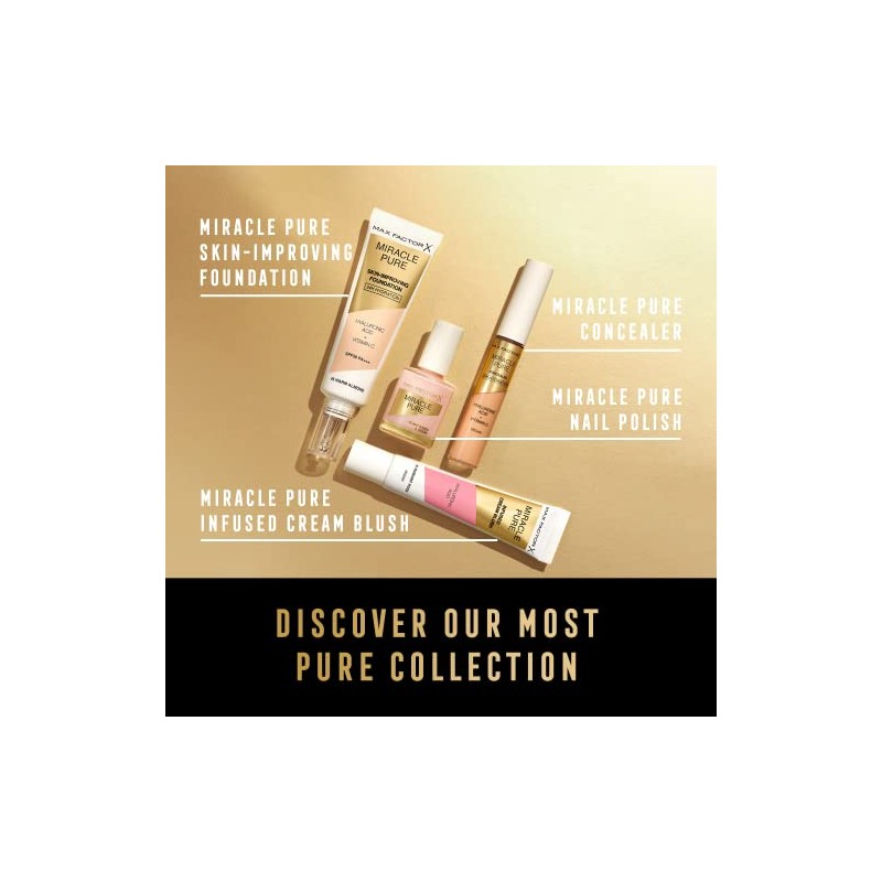 Max Factor Miracle Pure Skin Improving Foundation Colour 80 Bronze,