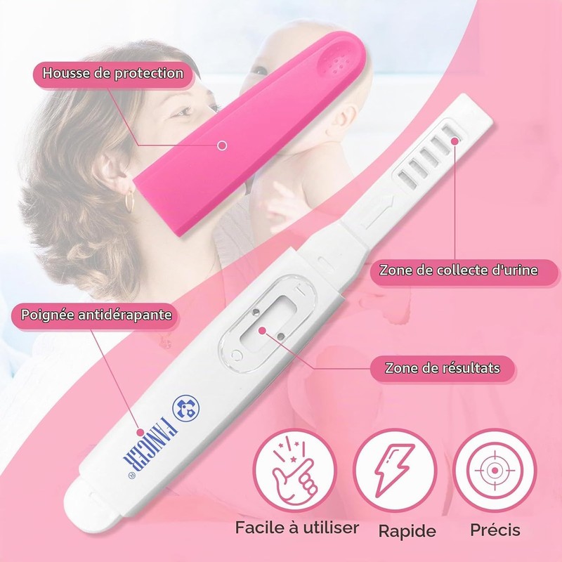 Pack of 5 Early Tests, Pregnancy Tests, High Sensitivity, Urine