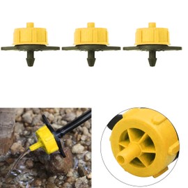 100 Piece Garden Irrigation System Set, Automatic Drip Irrigation Sprinkler, 2 l/h, Pressure Regulating Drip Emitter, Adjustable Drip Irrigation, Micro Connections for Drip Irrigation in the Garden