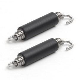 EIHI Pack of 2 Motorcycle Exhaust Expansion Springs Hooks, Stainless Steel Silencer Exhaust Spring Hooks, Silencer Springs for Motorcycle, Scooter, beige