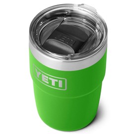 YETI Rambler Cup,Vacuum Insulated Stainless Steel Stackable Cup with Magslider Lid, White, 8 oz (237 ml)