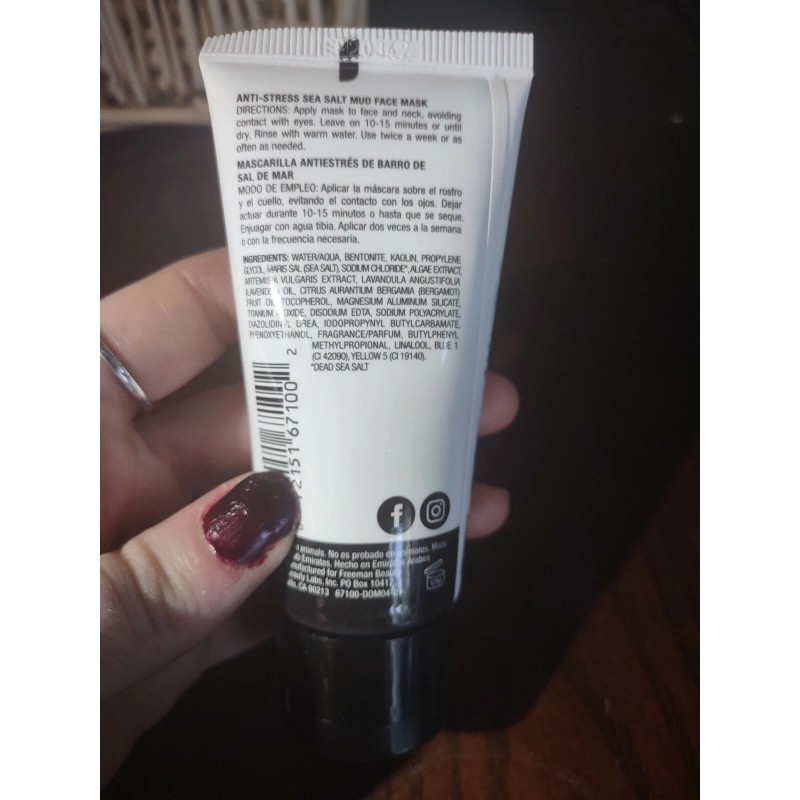 Freeman Anti-stress Sea Salt Mud Face Mask