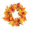 Autumn Maple Leaf Wreath 30cm with Pumpkins And Berries