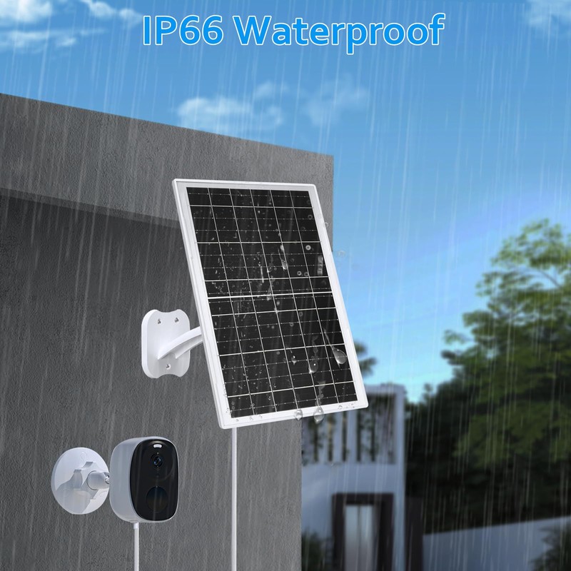 Zivif 13W 5V Solar Panel for Security Cameras, Solar Charger
