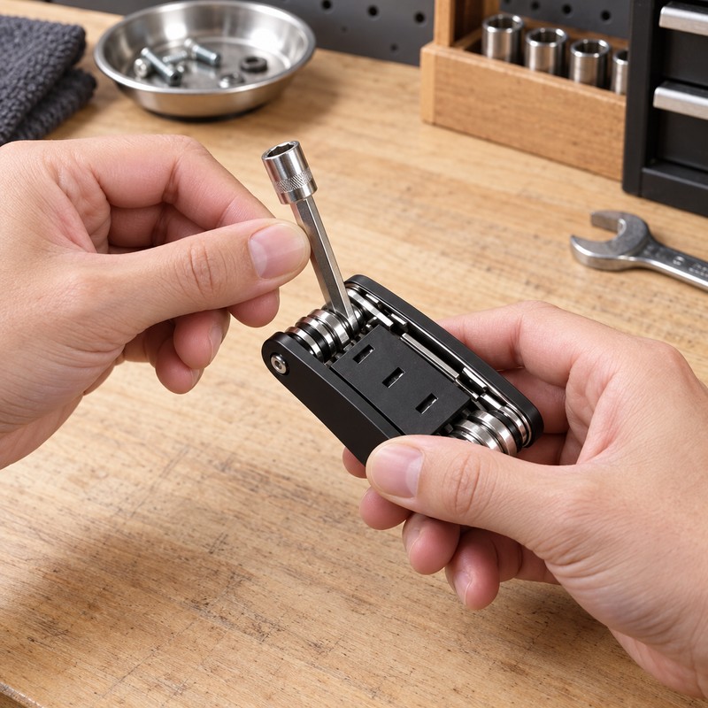 16-in-1 Universal Socket Wrench Set – Rotating Head Non-Slip Multi-Size