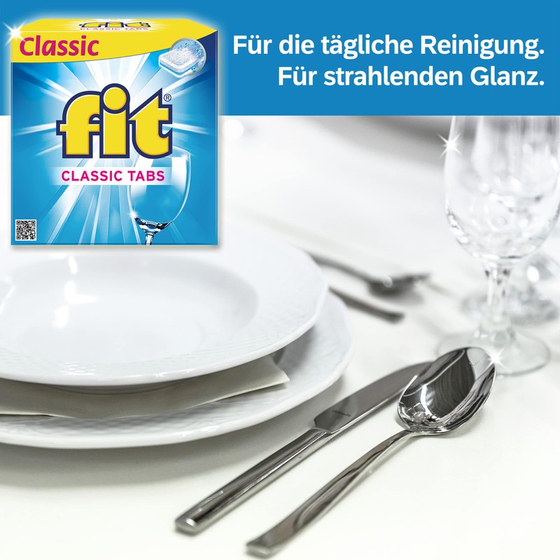 fit Classic Tabs Pack of 20 - Dishwasher Tablets -
