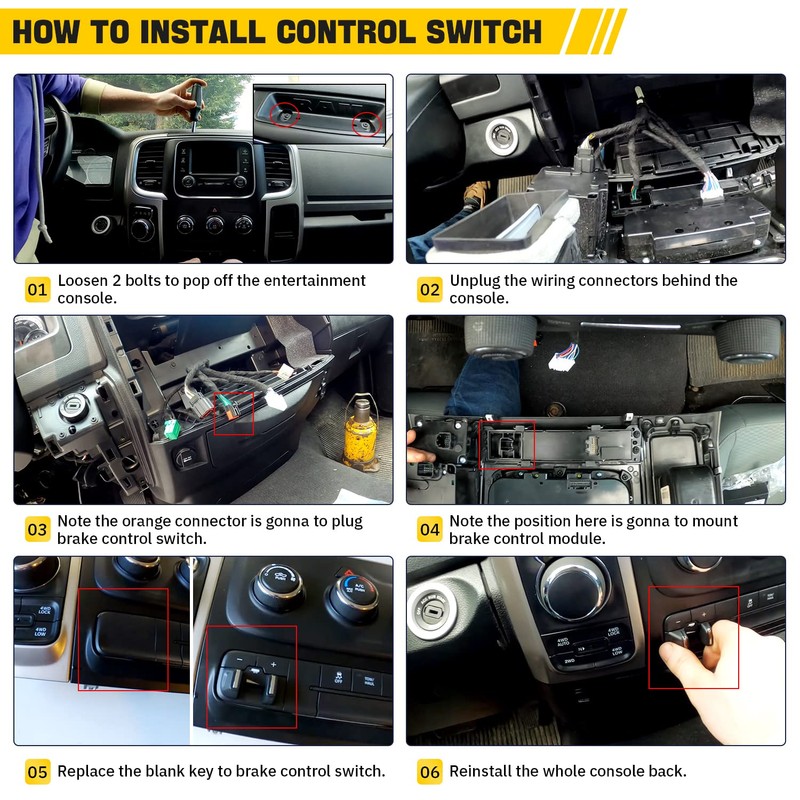 Hypertune Trailer Brake Control Module Kit for 16-18 Ram 1500