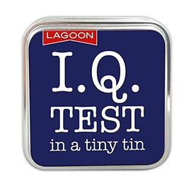 Tabletop Fun In A Tiny Tin - Tabletop Trivia and Quiz Games 1 Tin I.Q Test