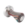 Colorful Wood Coffee Flat Tamper Stainless Steel Base Powder Hammer